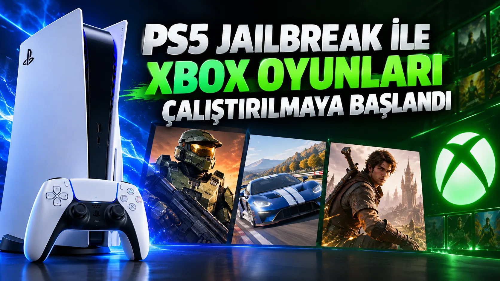 PS5 Jailbreak ile Xbox Oyunları Çalıştırılmaya Başlandı